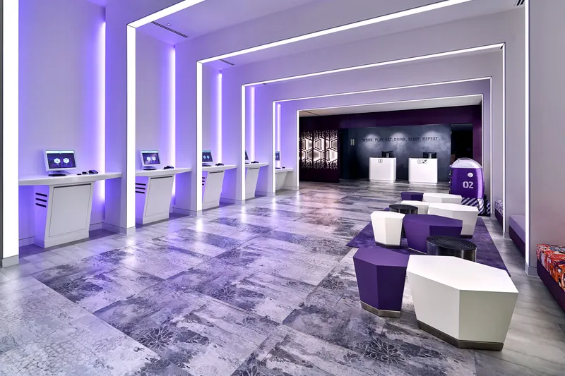 Interior Photography Singapore Yotel Lobby