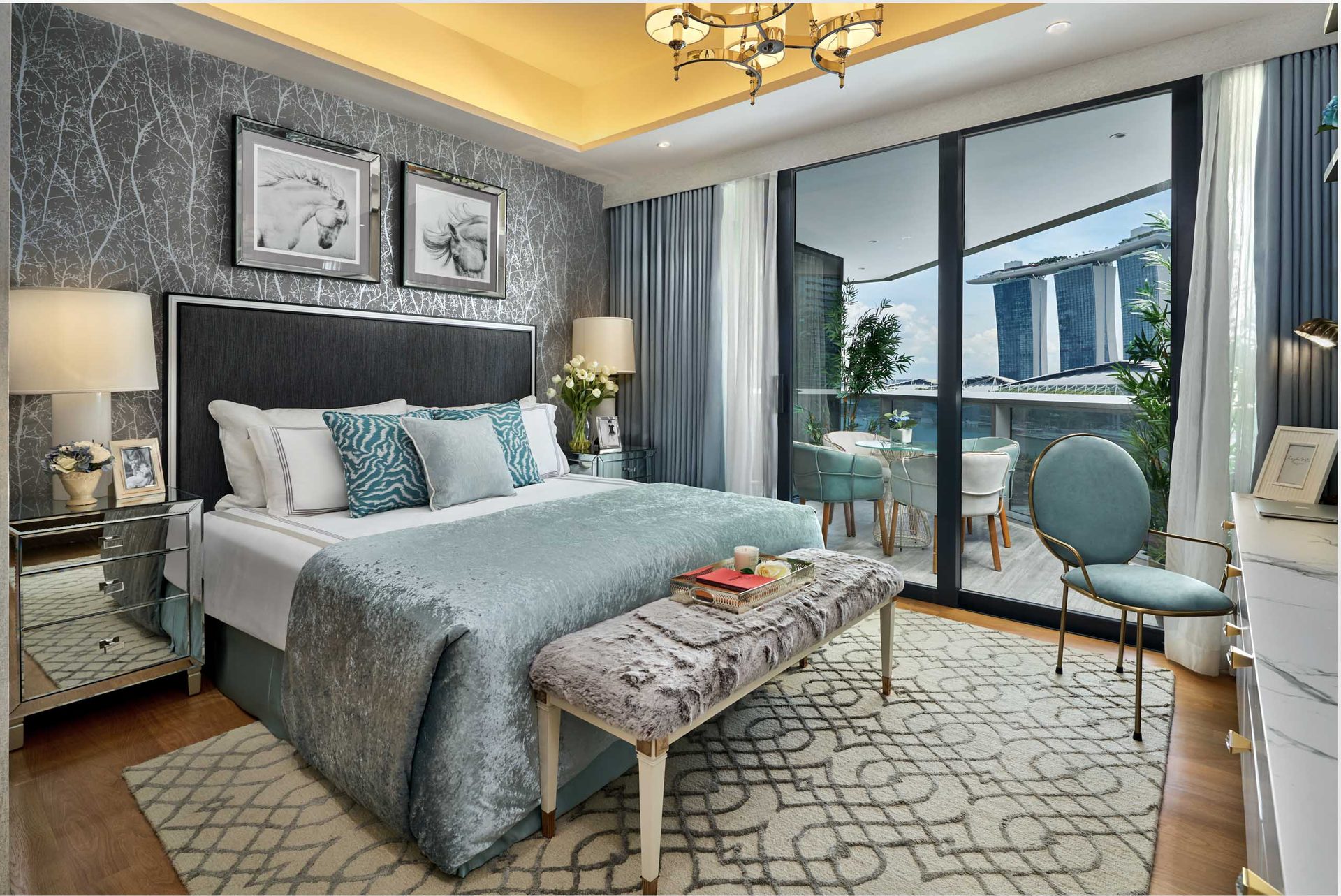 Interior Design Photography at Marina Bay Suites Singapore