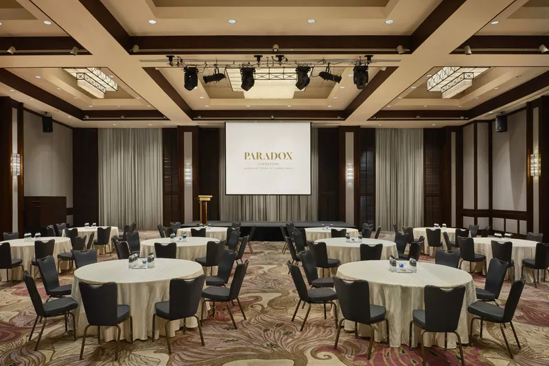 Paradox Merchant Court Singapore Hotel Ballroom B Cluster Setup
