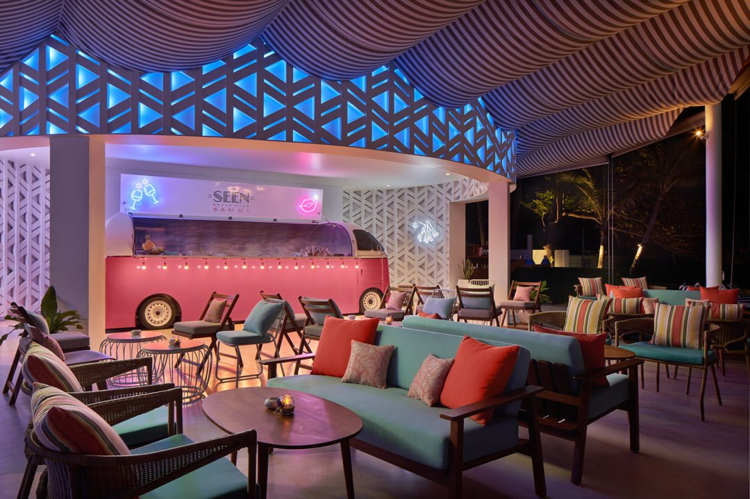 Architectural and Interior Photography for Seen Beach Club in Koh Samui, Thailand