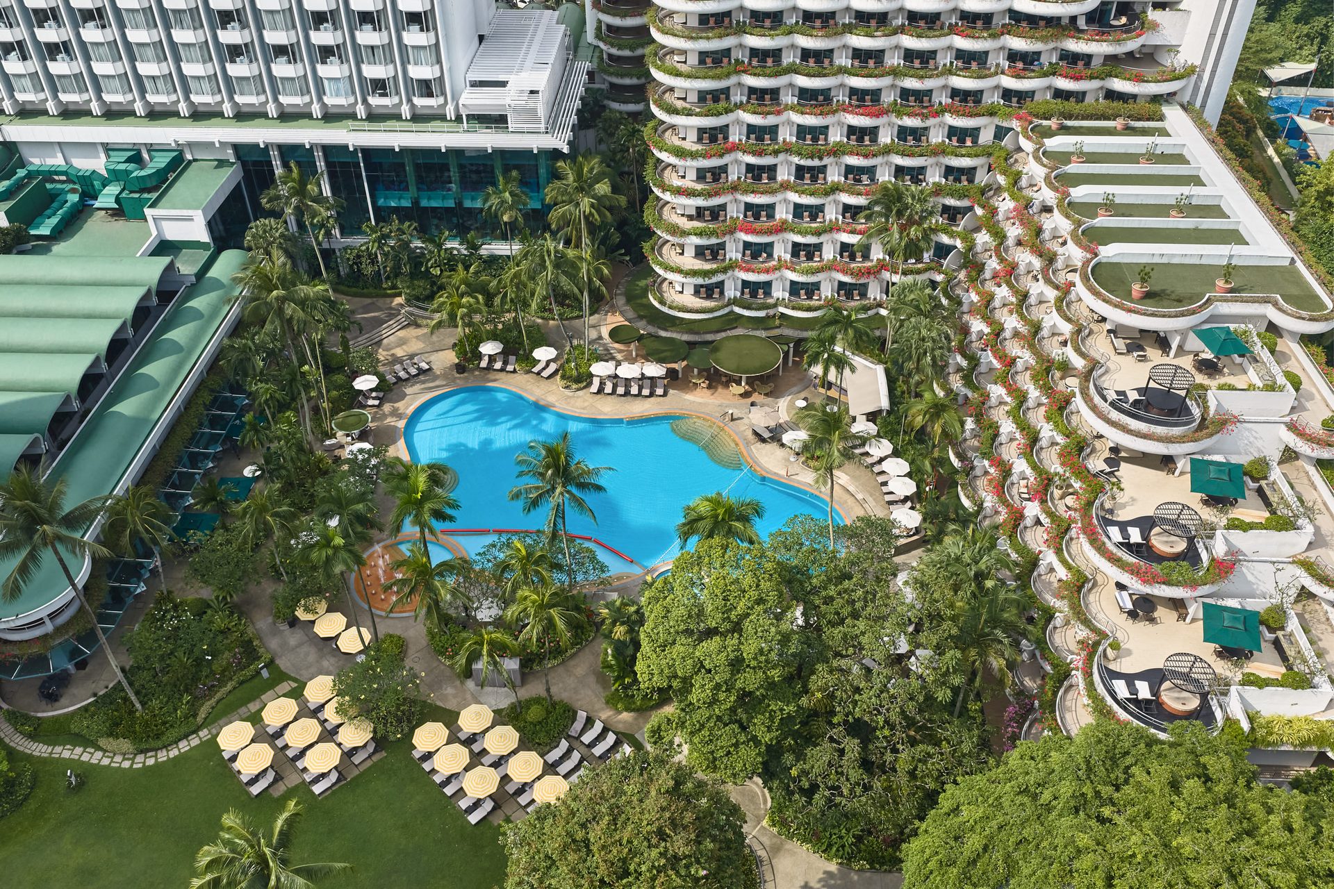 Shangri-La Hotel Singapore - Aerial & Drone Photography